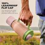 Ninja BlendBOSS Personal Blender, 26oz Tumbler, 1200PW, Watermelon, DB351GN | 1200-peak-watt BlendBOSS crushes ice to snow. 26-oz leakproof tumbler, chug spout & detachable straw. Dishwasher safe.