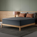 Signature Design by Ashley Hybrid Mattress in a Box, Medium Firm King Size | 900 wrapped coils and charcoal-infused gel foam, Water-resistant nano-treated protective cover, Gray 1200 Hybrid