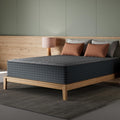 Signature Design by Ashley Hybrid Mattress in a Box, Medium Firm King Size | 900 wrapped coils and charcoal-infused gel foam, Water-resistant nano-treated protective cover, Gray 1200 Hybrid
