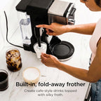 Ninja Specialty Drip Coffee Maker, DualBrew Pro, Black, CFP301 | Coffee Machine w/ Frother, Paper Filter, Brew with Pods & Grounds, K Cups Compatible, 4 Brew Styles, 13 Cup to Pot Sizes