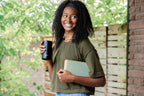 Ello Jones 11oz Insulated Stainless Steel Leakproof Travel Mug, Black
