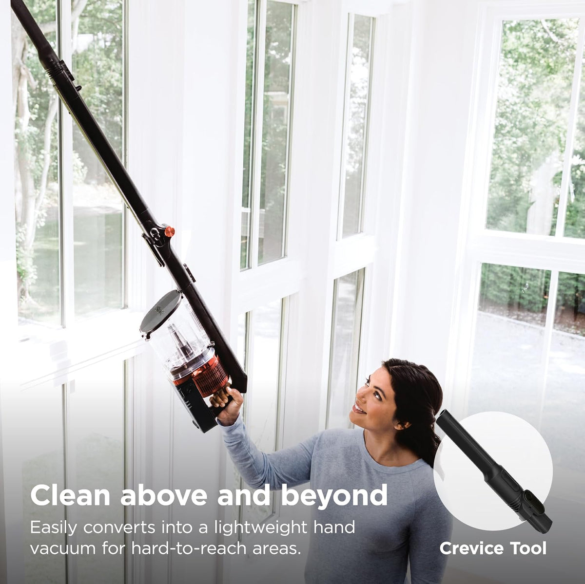 Shark Cordless Vertex Pro Lightweight Cordless Stick Vacuum, Red, IZ662H