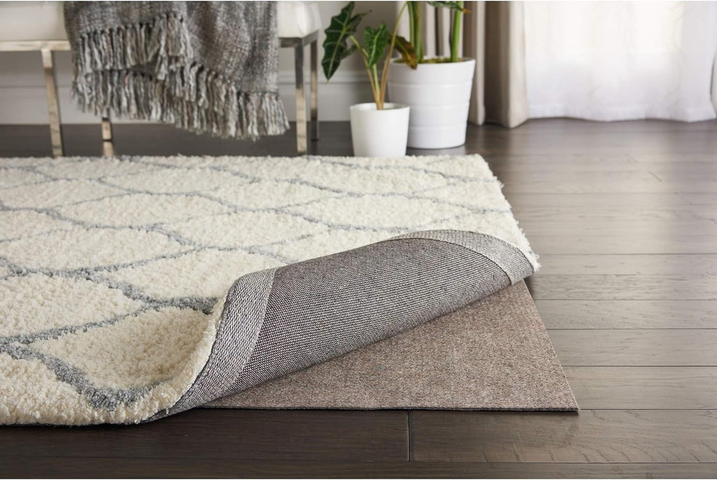 Nourison Home RugLoc Grey 3'4" x 5' Non-Slip Rug Pad, (3x5)