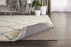 Nourison Home RugLoc Grey 3'4" x 5' Non-Slip Rug Pad, (3x5)