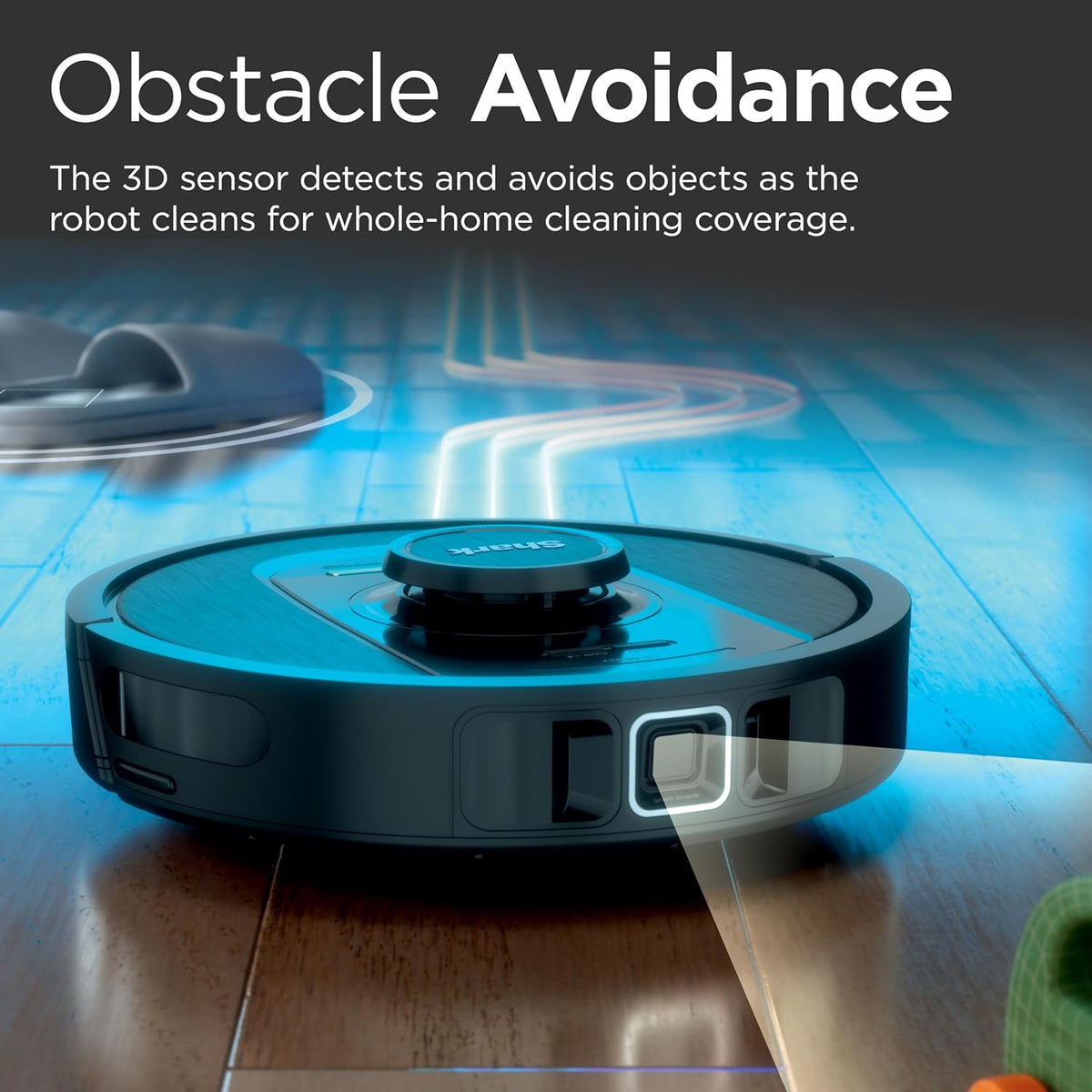 Shark PowerDetect Self-Empty Robot Vacuum, Black, AV2820S