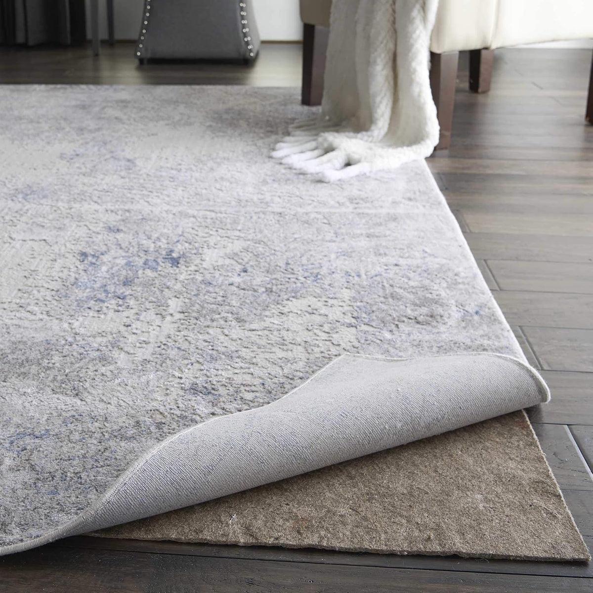 Nourison Home RugLoc Tan 6' x 9' Non-Slip Rug Pad, (6x9)