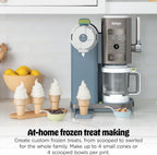 Ninja Creami Scoop & Swirl 13-in-1 Ice Cream and Soft Serve Maker, NC701ND | Ninja Creami Scoop and Swirl turns almost anything into ice cream and soft serve at a button touch, scooped or swirled.