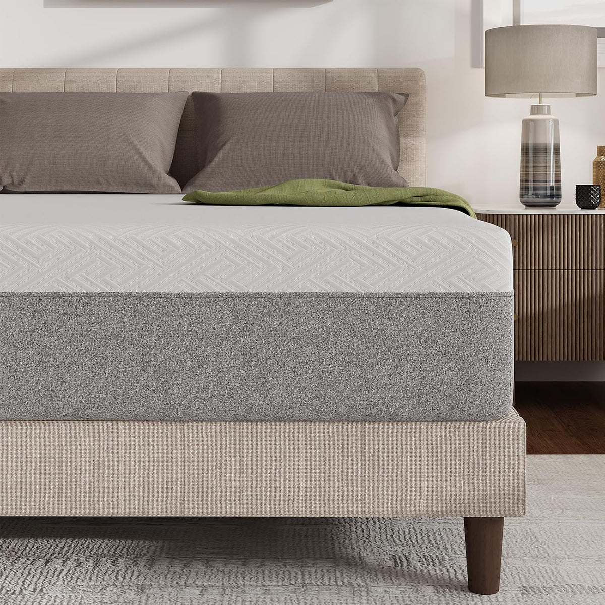 Novilla King Size Mattress, 12 Inch Gel Memory Foam King Mattress in a Box