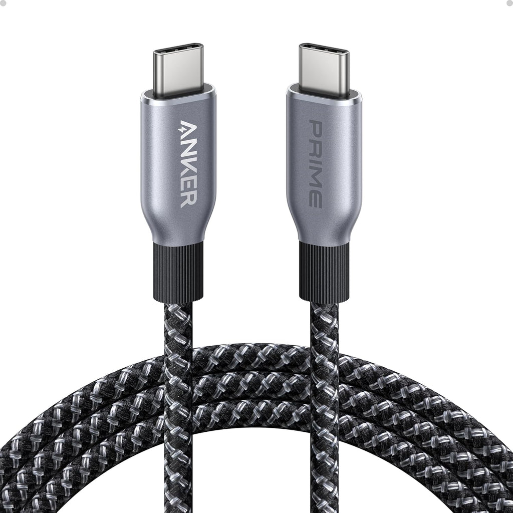 Anker Prime USB C to USB C Cable, 240W Fast Charging Durable Cable (6 ft)