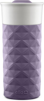Ello Ogden 16oz Ceramic Travel Mug with Splash-Resistant Slider Lid and Protective Silicone Sleeve, Perfect for Coffee or Tea, BPA-Free, Dishwasher Safe