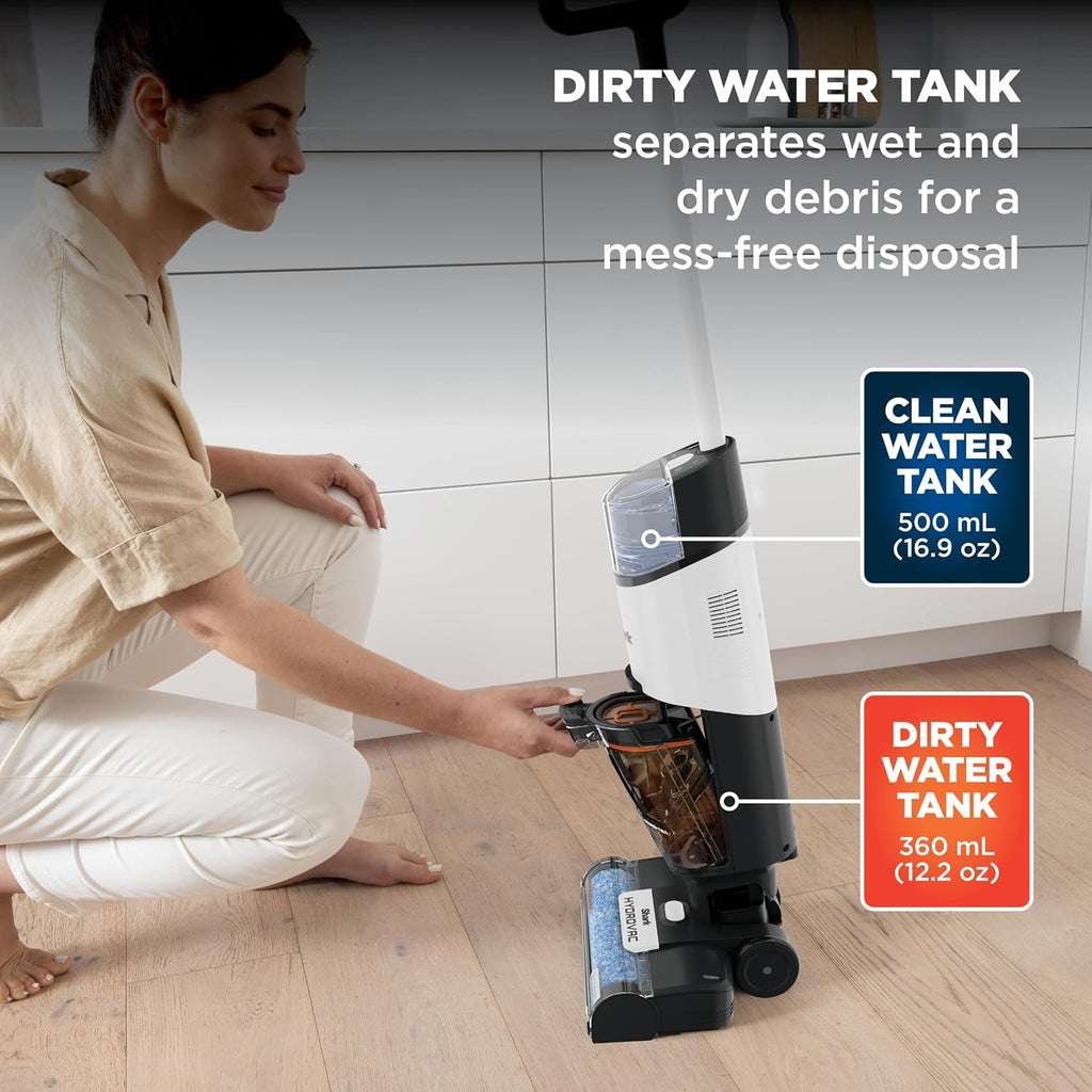 Shark HydroVac MessMaster Wet Dry Vacuum & Mop Combo, AW261