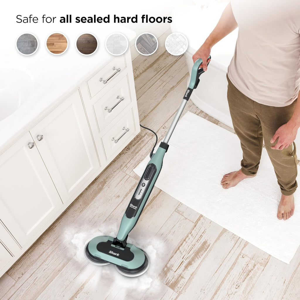 Shark Steam & Scrub Steam Mop, All-in-One Hard Floor Cleaner, Grey, S8001