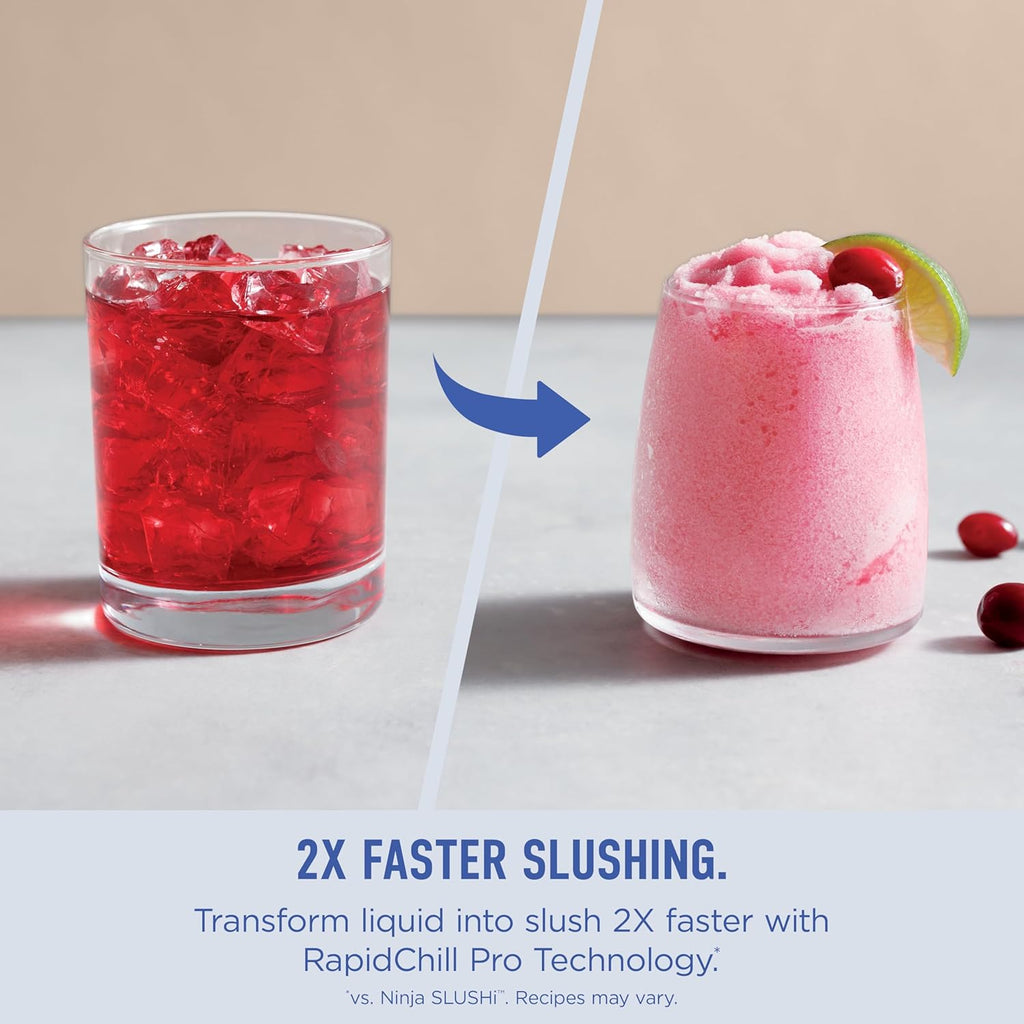 Ninja SLUSHi MAX Smart Frozen Drink Maker, 12+ Servings, Peach, FS605 | 2X BIGGER & 2X FASTER than the original Ninja SLUSHi, SlushAssist Technology, XXL 150 oz vessel, 12+ servings