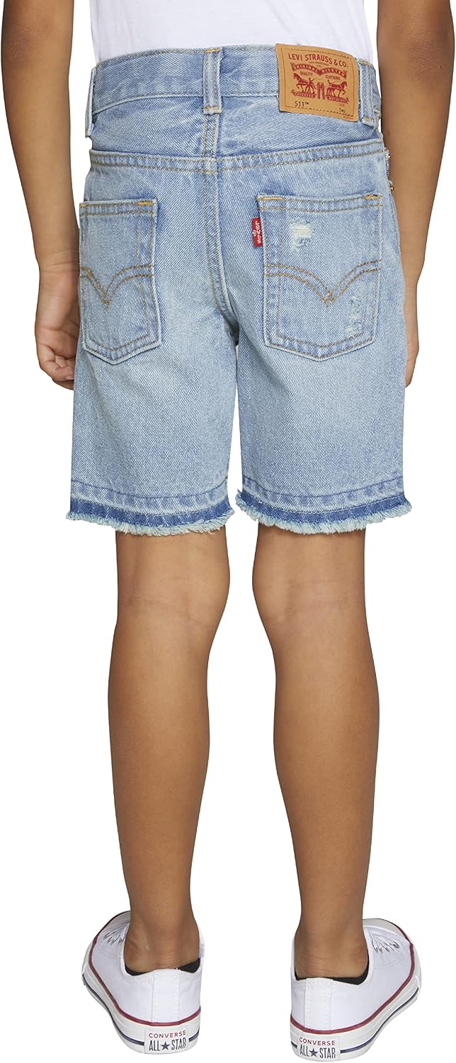 Levi's Boys' Slim Fit Denim Shorts