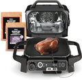 Ninja Woodfire™ Pro Outdoor Grill with Built-in Thermometer, OG751 | Ninja Woodfire Pro Grill uses wood pellets & electric power, with a built-in thermometer for perfect, no-guesswork cooking