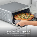 Ninja Flip Toaster Oven & Air Fryer, 8-in-1, Stainless Steel, SP151 | Air fry, bake, broil, toast, bagel, dehydrate, reheat, 1800W, Flip up & away, XL capacity