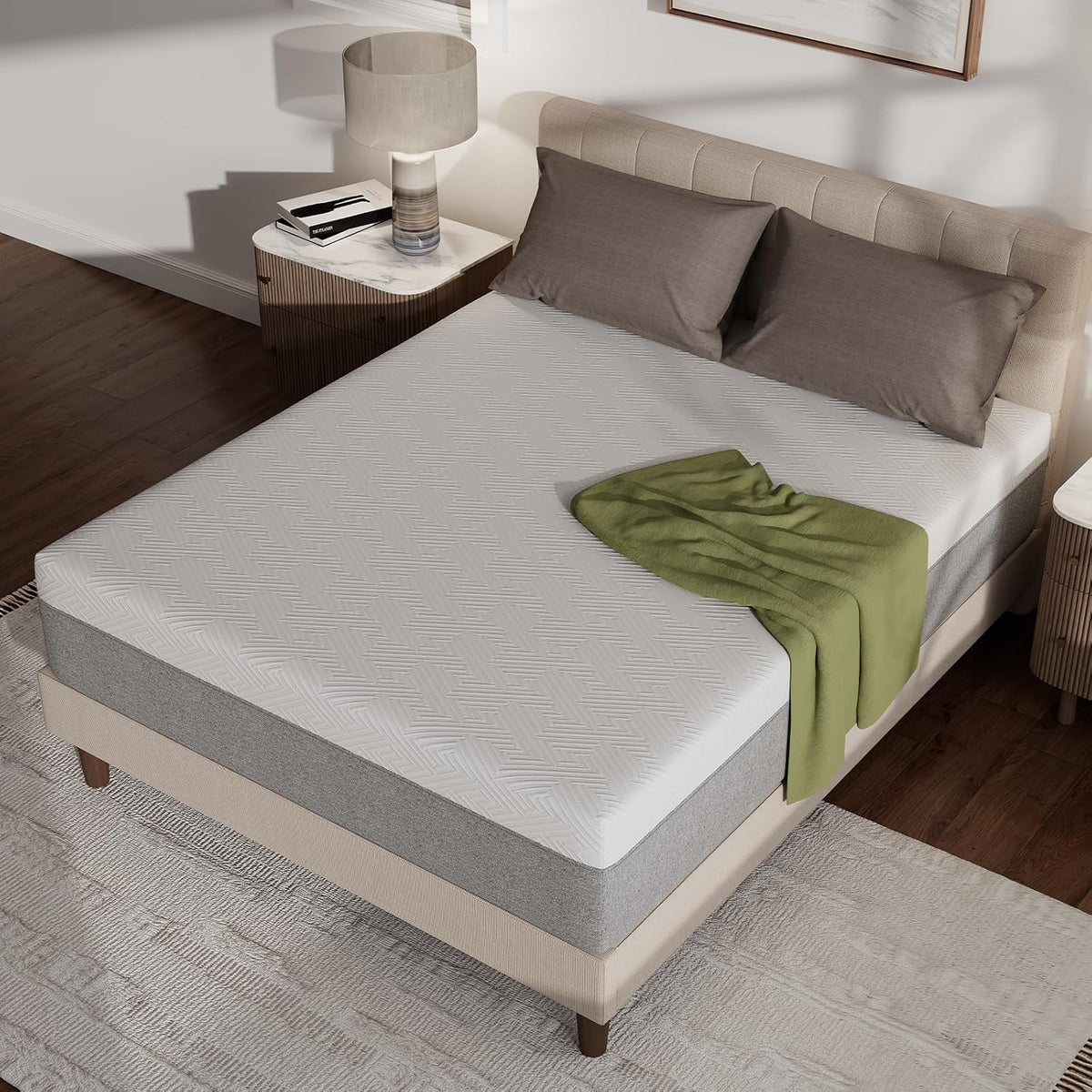 Novilla King Size Mattress, 12 Inch Gel Memory Foam King Mattress in a Box