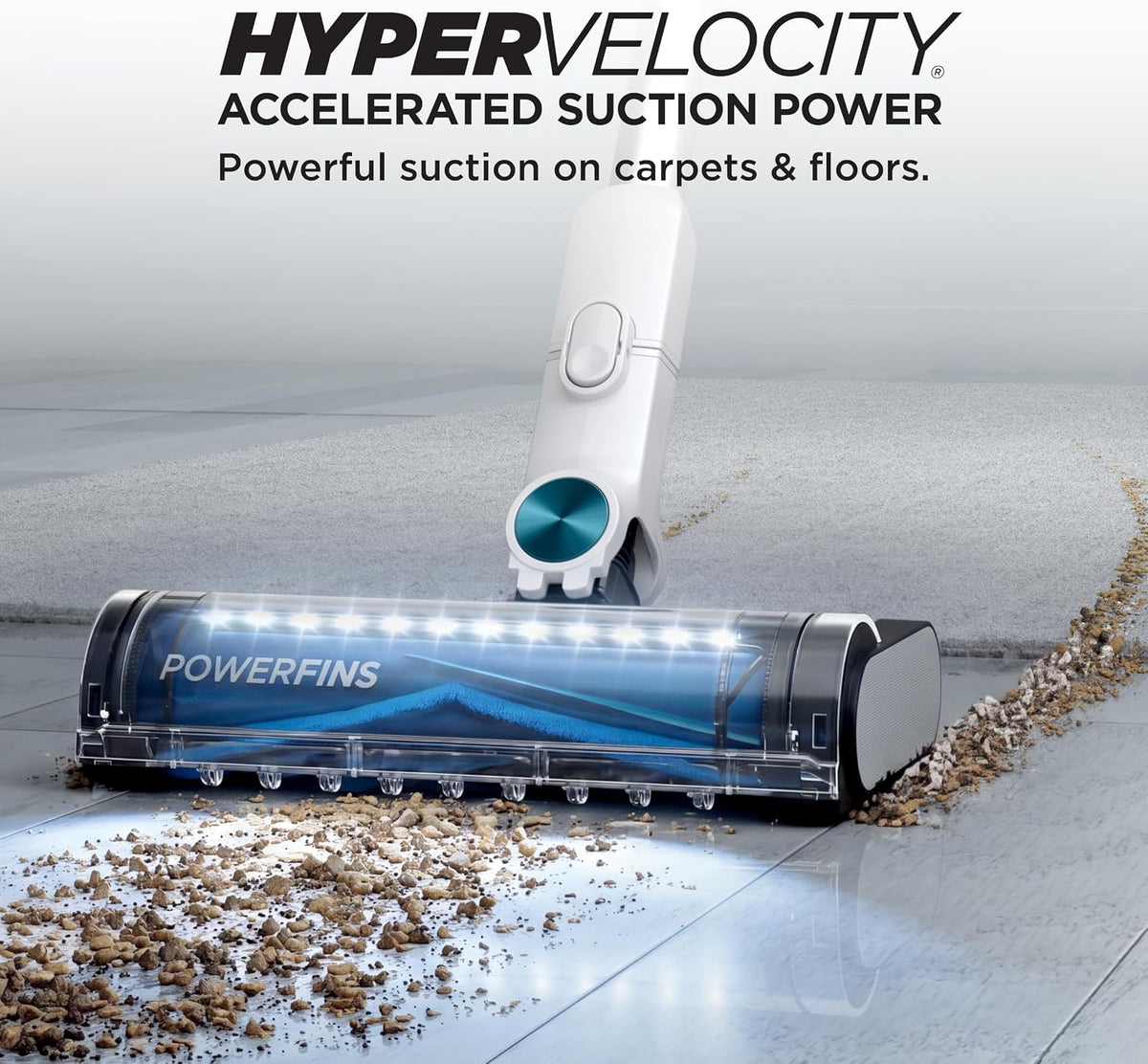 Shark Clean & Empty Cordless Stick Vacuum, 40-Min Runtime, Blue, BU3523