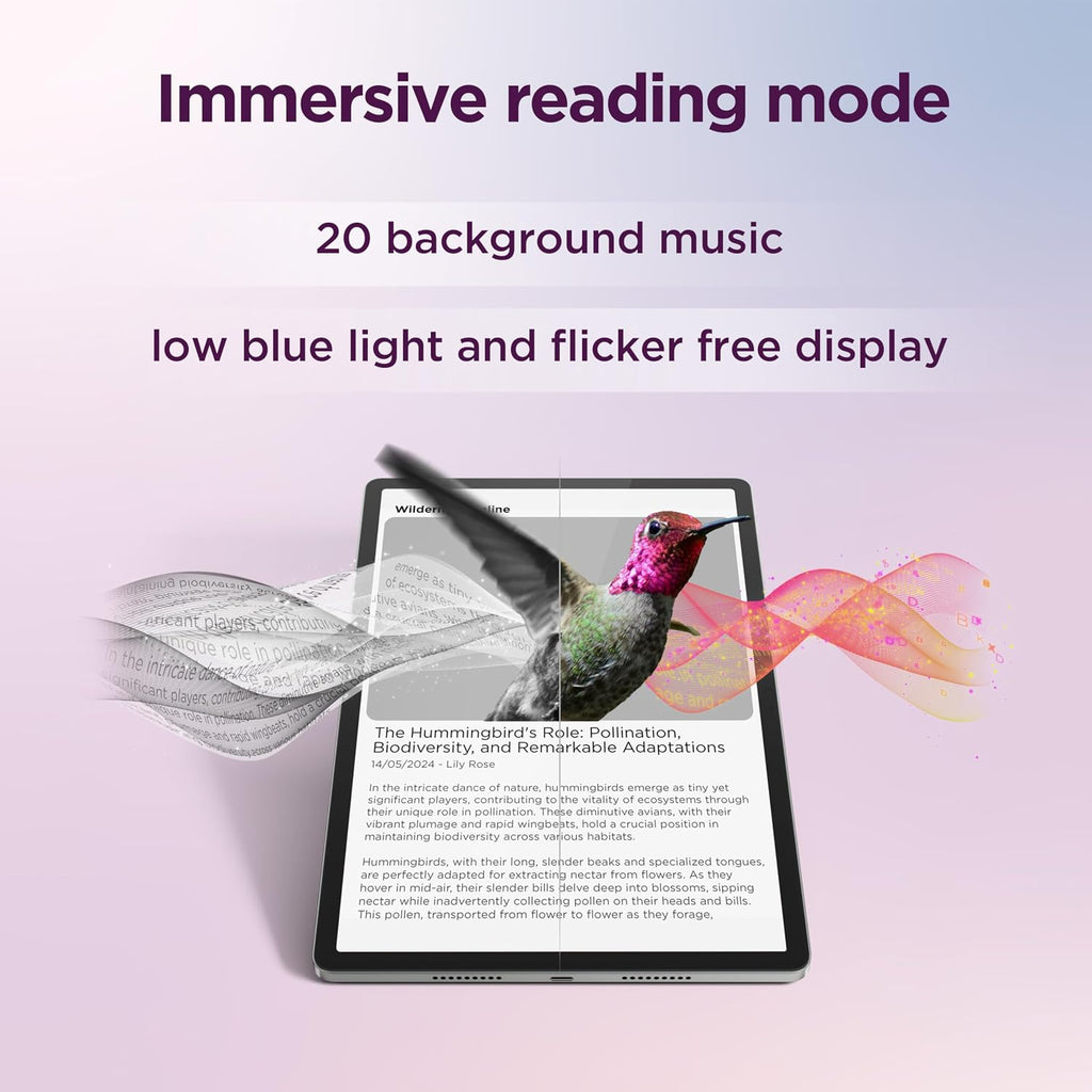 Lenovo Idea Tab Pro Android Tablet | 12.7 inch Full HD Display | MediaTek Dimensity 8300 | 128GB | Wi-Fi 6 | 8GB RAM | Luna Grey + Pen