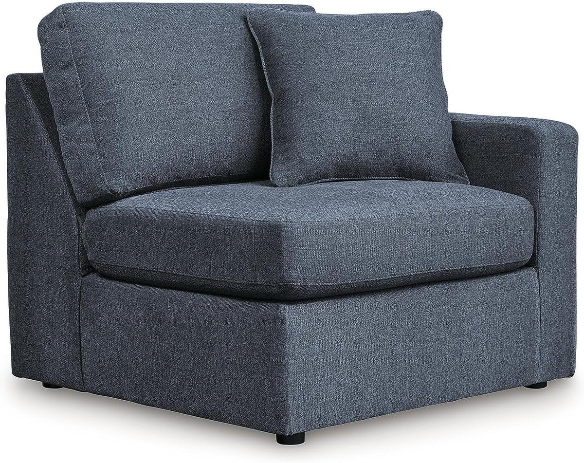 Signature Design by Ashley 6-Piece Modular Sectional, Ink Fabric, Modmax | 100% polyester performance fabric, Reversible cushions, Customizable modular layout, Sag-resistant platform system