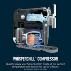 Ninja SLUSHi Professional Frozen Drink Maker with RapidChill Technology, 88 oz. Frozen Drink & Slushie Machine, 5 Preset Programs, Frozen Margaritas, Frappés, and More, Margarita, FS301TG