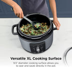 Ninja® HyperHeat™ 9-in-1 Pressure Cooker, 6.5-qt, Stone Purple, PC201SP | Cooks 2X faster, Sear, Sauté, Slow Cook, Steam & Sous Vide, 1200W, PFAS-free pot, removable SimpliServe™ pot for easy serving
