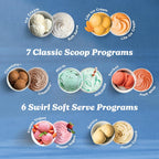 Ninja Creami Scoop & Swirl 13-in-1 Ice Cream and Soft Serve Maker, NC701BR | Ninja Creami Scoop and Swirl turns almost anything into ice cream and soft serve at a button touch, scooped or swirled