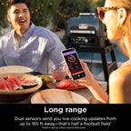 Ninja ProChef Wireless Thermometer WP100ME | Ninja ProChef Wireless Thermometer withstands 700°F and pairs with the ProConnect App for guided, no-guesswork cooking