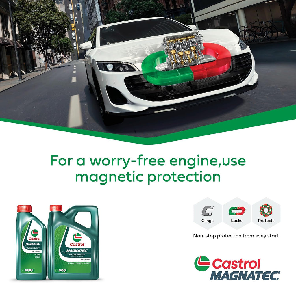 Castrol MAGNATEC 5W-30 C3 Full Synthetic Engine Oil, 5L