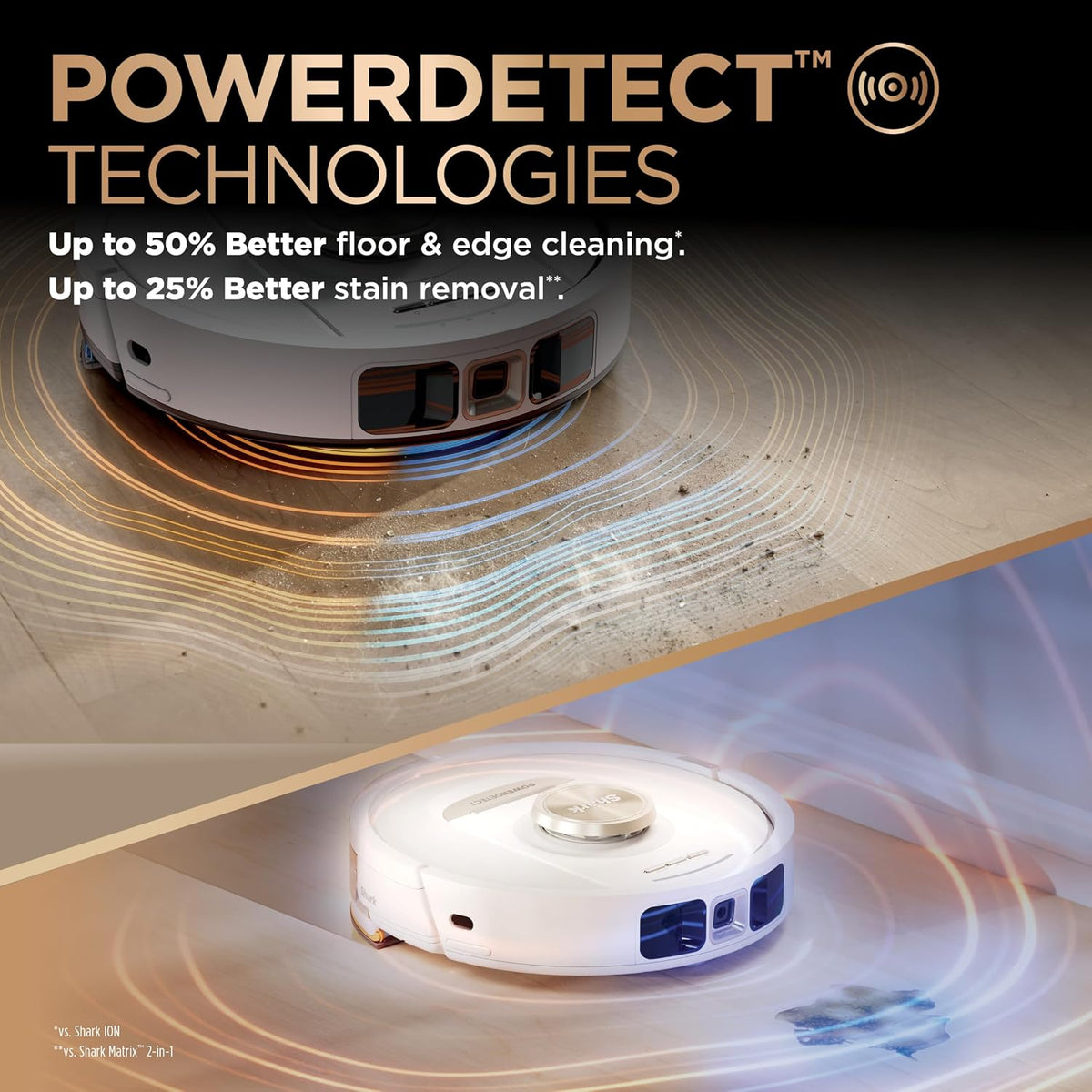 Shark PowerDetect Robot Vacuum & Mop Combo, 60-Day Self-Empty, AV2800ZE