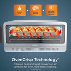 Ninja Flip Toaster Oven & Air Fryer, 8-in-1, Stainless Steel, SP151 | Air fry, bake, broil, toast, bagel, dehydrate, reheat, 1800W, Flip up & away, XL capacity
