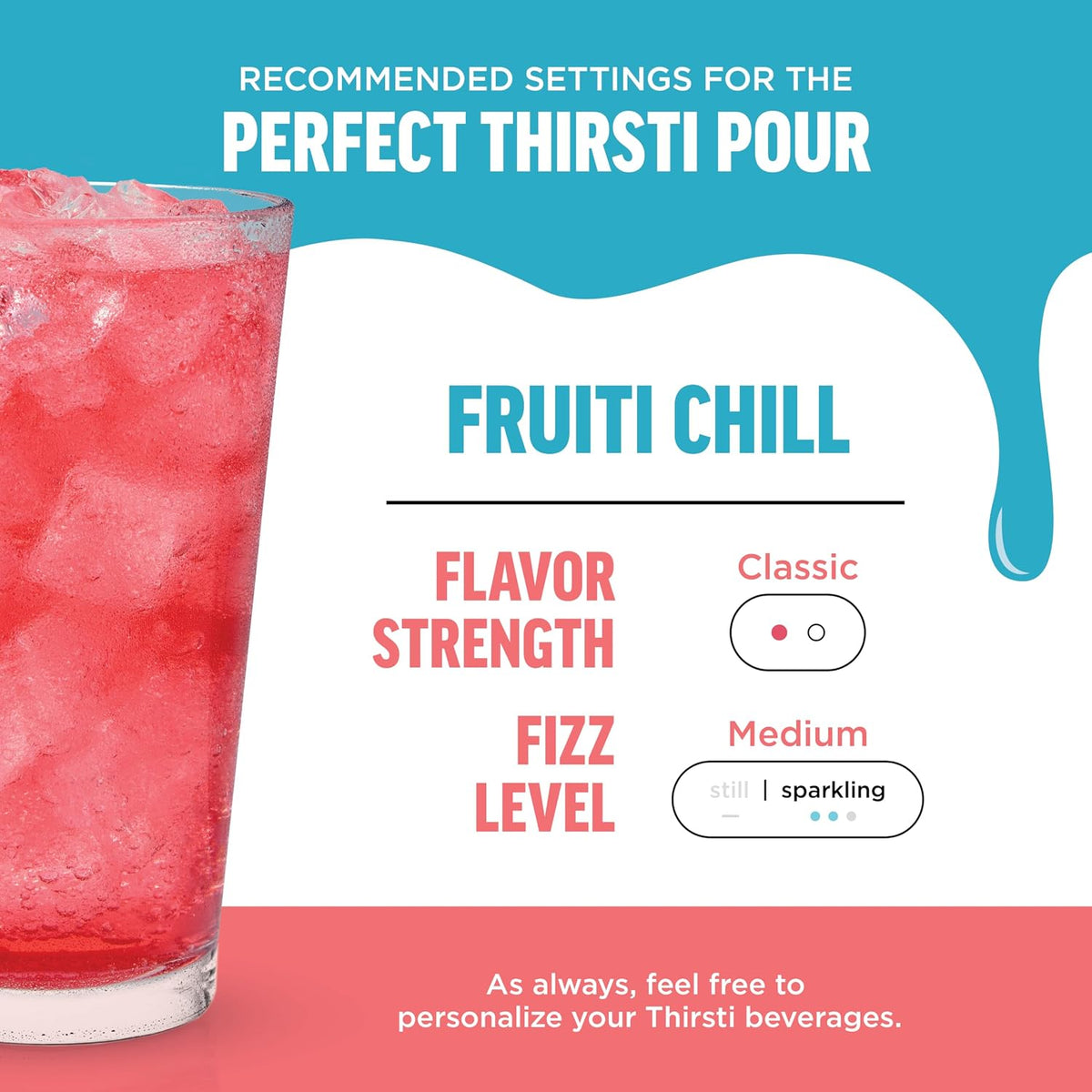 Ninja Thirsti Flavored Water Drops, Fruiti Chill Lemonade, Zero Calories | Zero Sugar, 12oz drinks, 3 Pack, Compatible with All Ninja Thirsti Drink Systems - WC1000, WC2000 & WC3000 Series, WCFLMNDAM