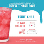 Ninja Thirsti Flavored Water Drops, Fruiti Chill+ Lemon Lime, Zero Calories | Zero Sugar, 3 Pack, Compatible with All Ninja Thirsti Drink Systems - WC1000, WC2000 & WC3000 Series, WCFLELIAM