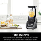 Ninja Nutri Personal & Countertop Blender, 1200W Auto-iQ, Black, BL642 | Auto-iQ base blends smoothies & shakes. 72-oz pitcher plus 18, 24 & 32-oz to-go cups w/ spout lids. Dishwasher safe.