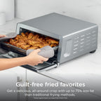 Ninja Flip Toaster Oven & Air Fryer, 8-in-1, Stainless Steel, SP151 | Air fry, bake, broil, toast, bagel, dehydrate, reheat, 1800W, Flip up & away, XL capacity