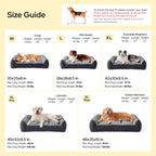 Bedsure SupportMax® Extra Thick Orthopedic XL Dog Bed for Extra Large Dogs