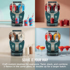 Ninja SLUSHi Twist Smart Frozen Drink Maker with Dual SlushAssist, FS701GN | 2 SLUSHI MACHINES IN 1, Serve separately or twist together, Dual SlushAssist Technology, 10+ Servings, two 72 oz vessel