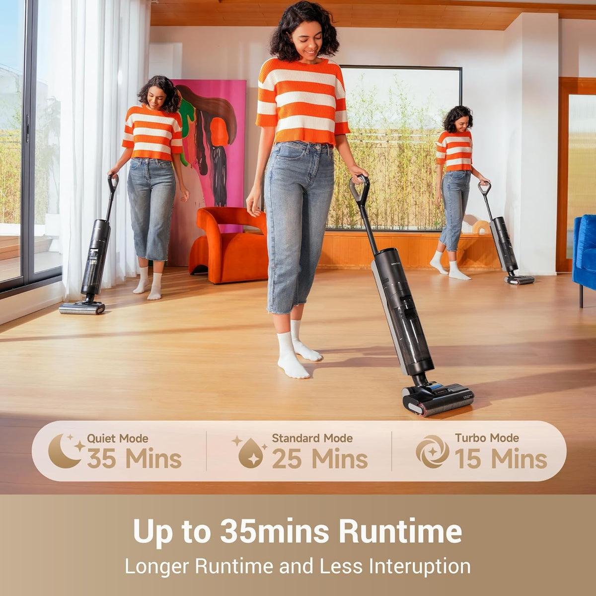 dreame G10 Pro Wet Dry Vacuum Mop, Vacuum and Mop All in One for Hard Floor