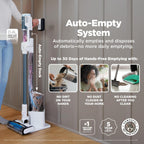 Shark Clean & Empty Cordless Stick Vacuum, 40-Min Runtime, Blue, BU3523
