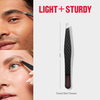 Revlon Expert Slant Tip Tweezer, Black, 1 Count