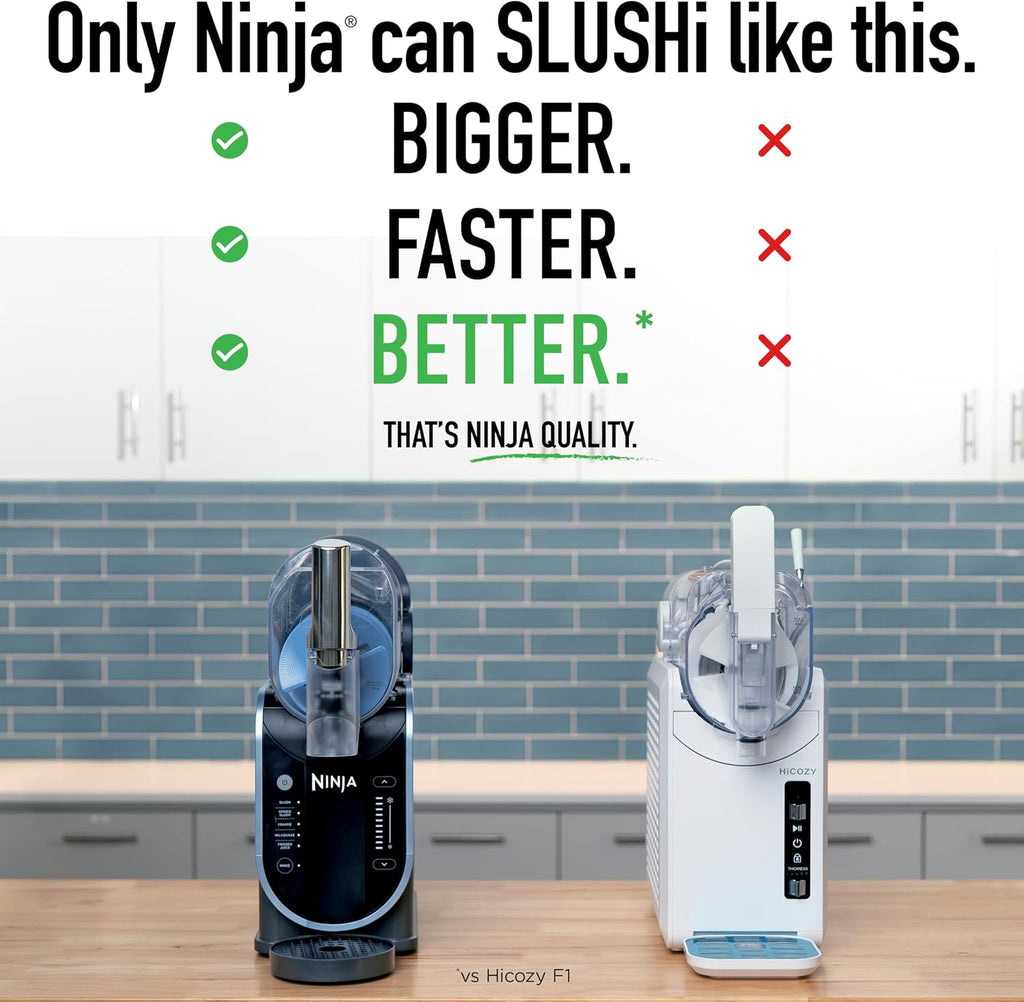 Ninja SLUSHi Professional Frozen Drink Maker with RapidChill Technology, 88 oz. Frozen Drink & Slushie Machine, 5 Preset Programs, Frozen Margaritas, Frappés, and More, Margarita, FS301TG