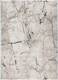 Signature Design by Ashley Wyscott Living Room Rug, 8x10 Modern Abstract | 17 mm high-low pile polyester and polypropylene, Exact 7'10" x 10'3" dimensions, Natural jute backing