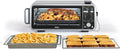 Ninja Foodi Smart Dual Heat Air Fry Oven, 13-in-1, Silver, SP351 | Smart Cook thermometer, 500F SearPlate, Air fry, sear crisp, roast, bake, dehydrate, 1800W