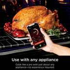 Ninja ProChef Wireless Thermometer WP100ME | Ninja ProChef Wireless Thermometer withstands 700°F and pairs with the ProConnect App for guided, no-guesswork cooking