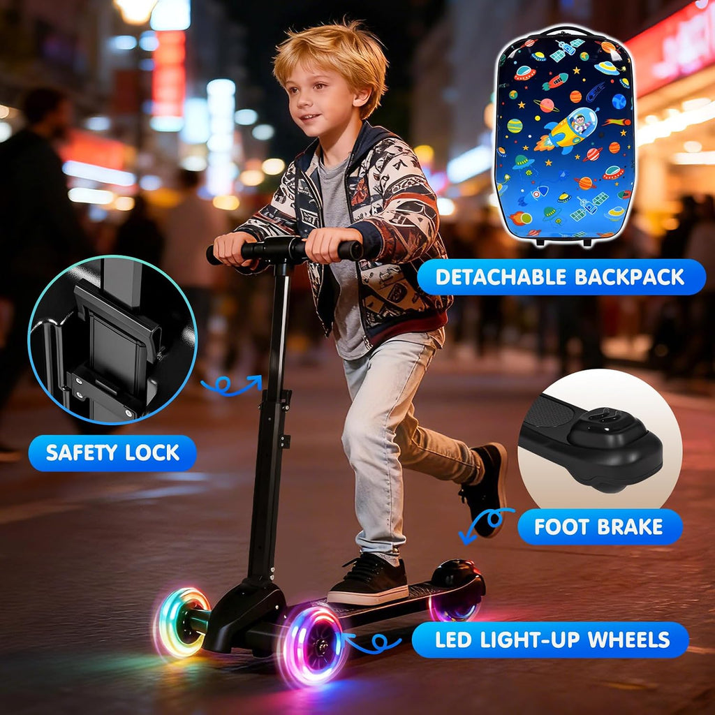 4in1 Suitcase Scooter,Ride on Suitcase for Kids,Toddler Flight Essential
