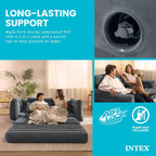 Intex Inflatable Pull-Out Sofa Convertible Queen Size Air Mattress