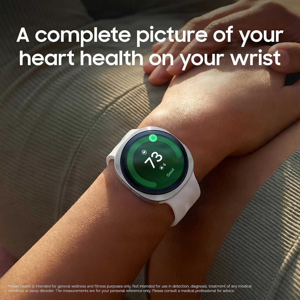 Samsung Galaxy Watch9 AI Smartwatch, 40mm, Cushion Design, LTE, Cream