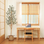 Kazeila Artificial Olive Tree 7FT Tall Faux Silk Plant for Home Office Decor Indoor Fake Potted Tree with Natural Wood Trunk and Lifelike Fruits