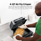 Ninja® Foodi® Smart XL 6-in-1 Indoor Grill & Air Fryer, Black/Silver, DG551 | Smart Cook System & Foodi Smart Thermometer, XL capacity, perfect doneness, rare to well done. 6-in-1: Grill, Air Fry & more.