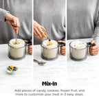Ninja NC501C CREAMi Deluxe Ice Cream Maker (Canadian Version) | 11 programs, Two XL family-size pint containers, Sorbet and frozen-drink modes